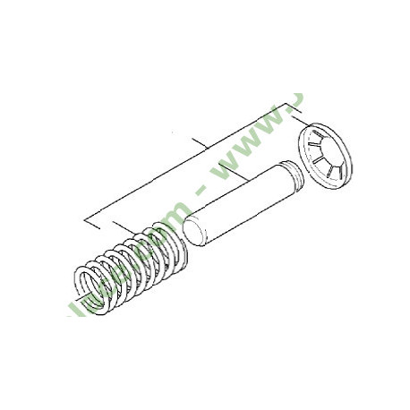 Piston complet 90013200 pour netoyeur haute pression