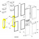 1 Joint interne verticale C00531929 pour réfrigérateur