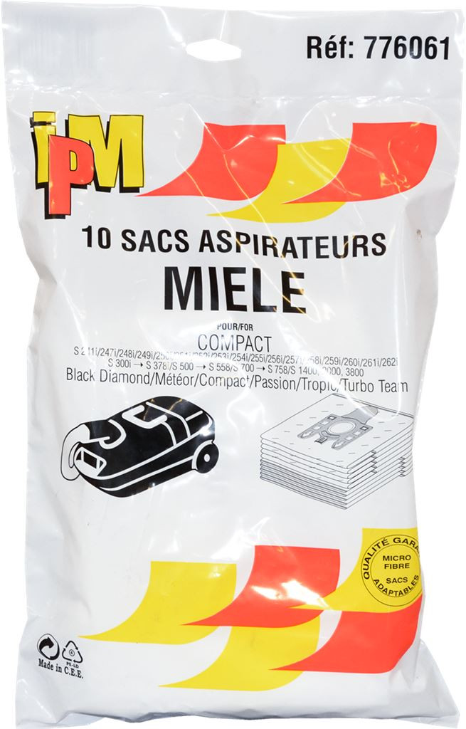 Miele sacs aspirateur HyClean 3D FJM - Accessoires aspirateur - Rue du Commerce - inactif