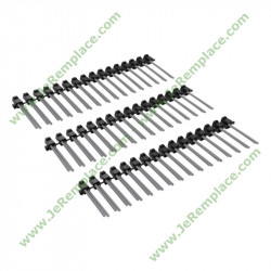 3 bandes de brosses 2.445-244.0 pour nettoyeur haute pression Karcher