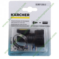 Adaptateur 1"/3/4" avec clapet 6.997-359.0 accessoire Karcher