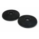 2 Filtres charbon rond 50288384006 pour hotte