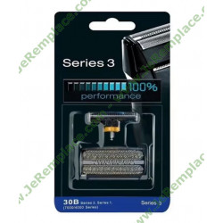 Combi-pack rasoir braun 81387936 SERIE 4000/7000 30B