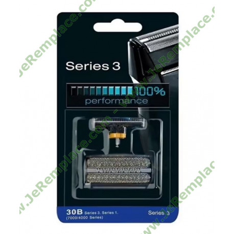 Combi-pack rasoir braun 81387936 SERIE 4000/7000 30B