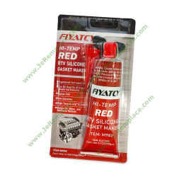 Colle en silicone rouge haute température 343 degrés