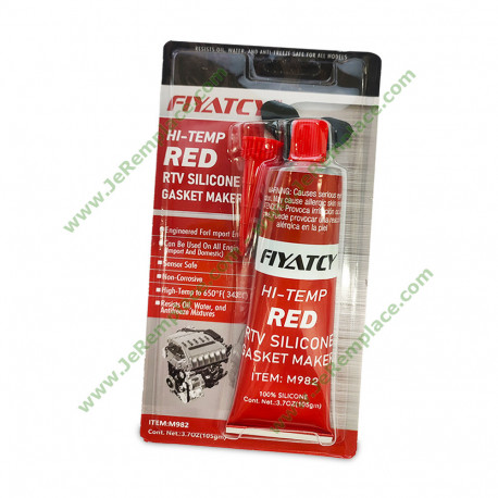 343 degrés Colle en silicone rouge haute température