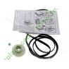 Kit Roulette galet tendeur avec courroie 57X2507 pour sèche linge