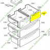 904140900 Petite façade de droite pour congélateur Liebherr