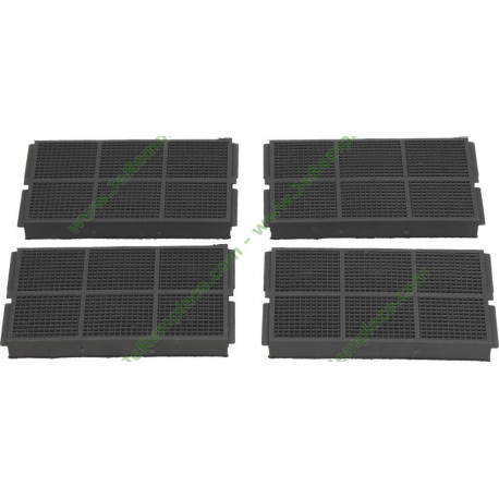 76X0586 lot de 4 filtres à charbons pour hotte