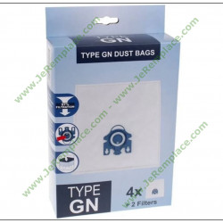 9917730 4 Sacs à poussières en micro fibres Original aspirateur Miele