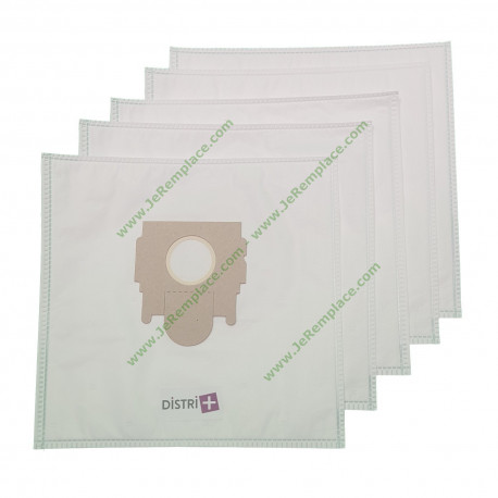 t144 - 5 Sacs aspirateur microfibre pour aspirateur Moulinex satrap