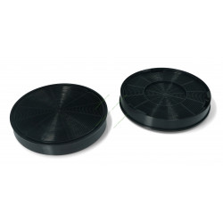2 Filtres charbon actif C00050989 pour hotte fac596