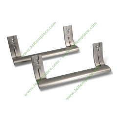 Kit 4321270500 de 2 poignées de porte pour réfrigérateur beko
