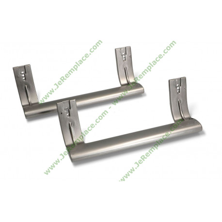 Kit 4321270500 de 2 poignées de porte pour réfrigérateur beko