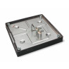 Plaque chauffante carrée EGO 11.33470.195 – 3000 W, 400 V, 300 × 300 mm