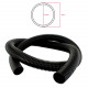 Tuyau flexible noir diamètre 32 mm intérieur 40 mm extérieur pour aspirateur (vendu à la coupe)