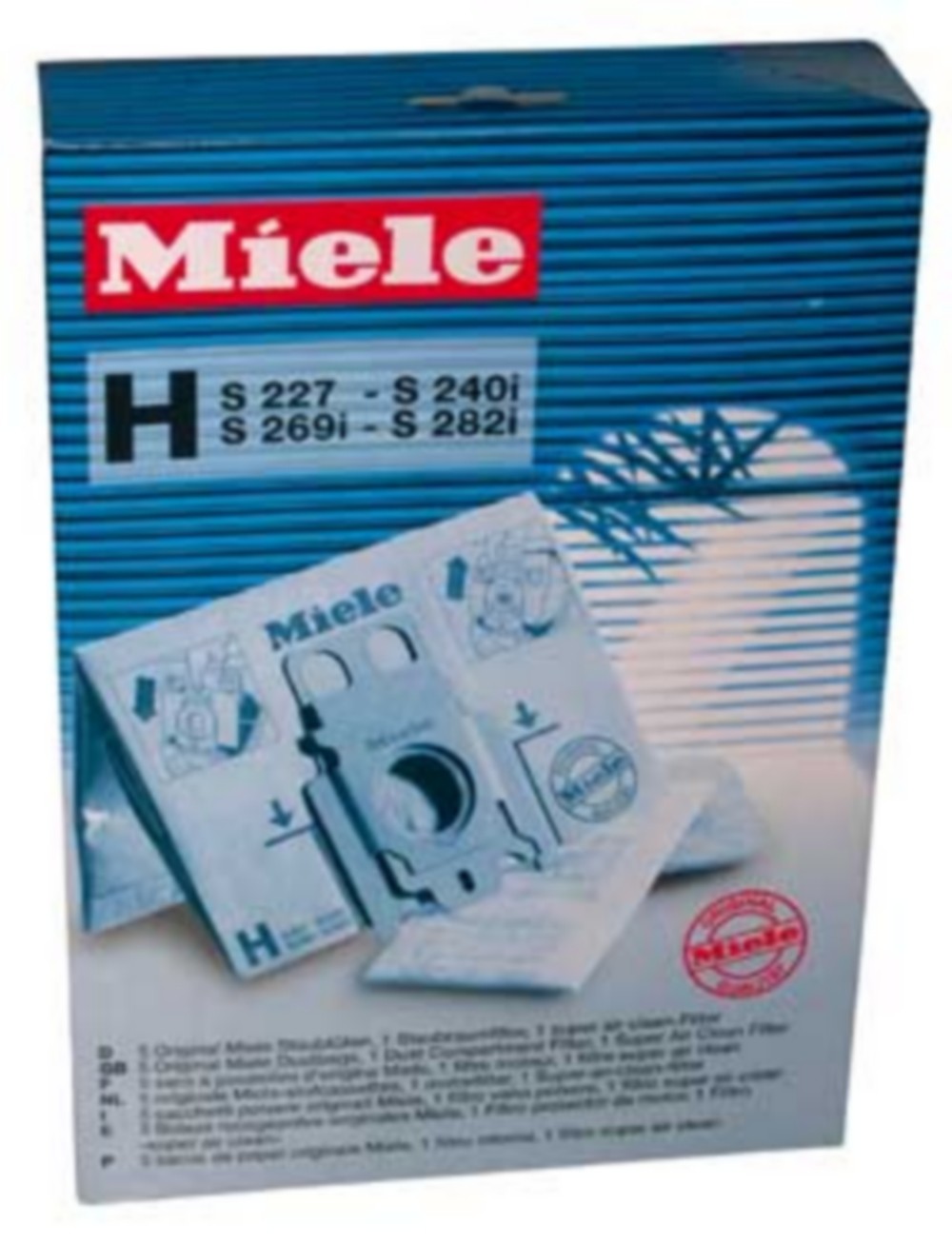 02046318 Boite de 5 sacs pour aspirateur miele