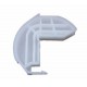 Frein de porte blanc 481240448746 pour lave vaisselle