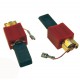 2 Charbons moteur 4297413 pour lave linge Miele