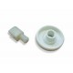 Roulette de panier inférieur blanche 50246875004 pour lave vaisselle