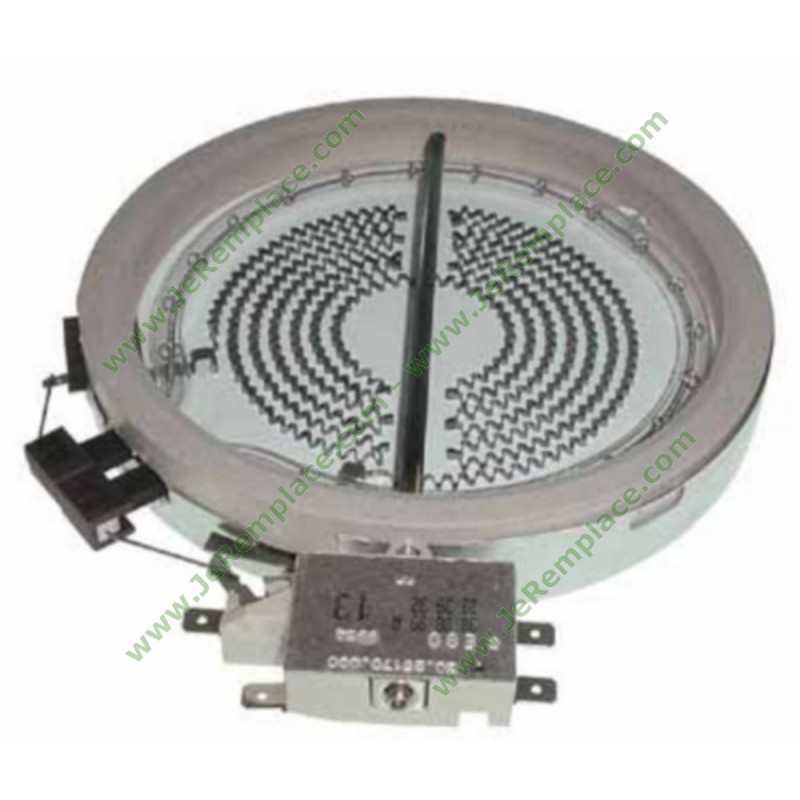 Foyer halogène 1200w 145mm, 1200w, plaque de cuisson