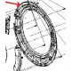 Contre porte de hublot - cadre intérieur