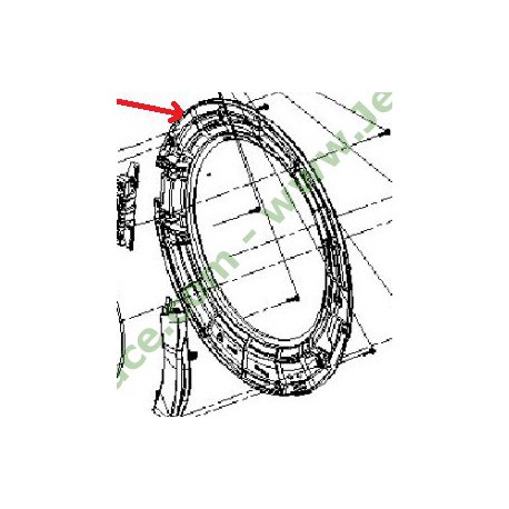 Contre porte de hublot - cadre intérieur